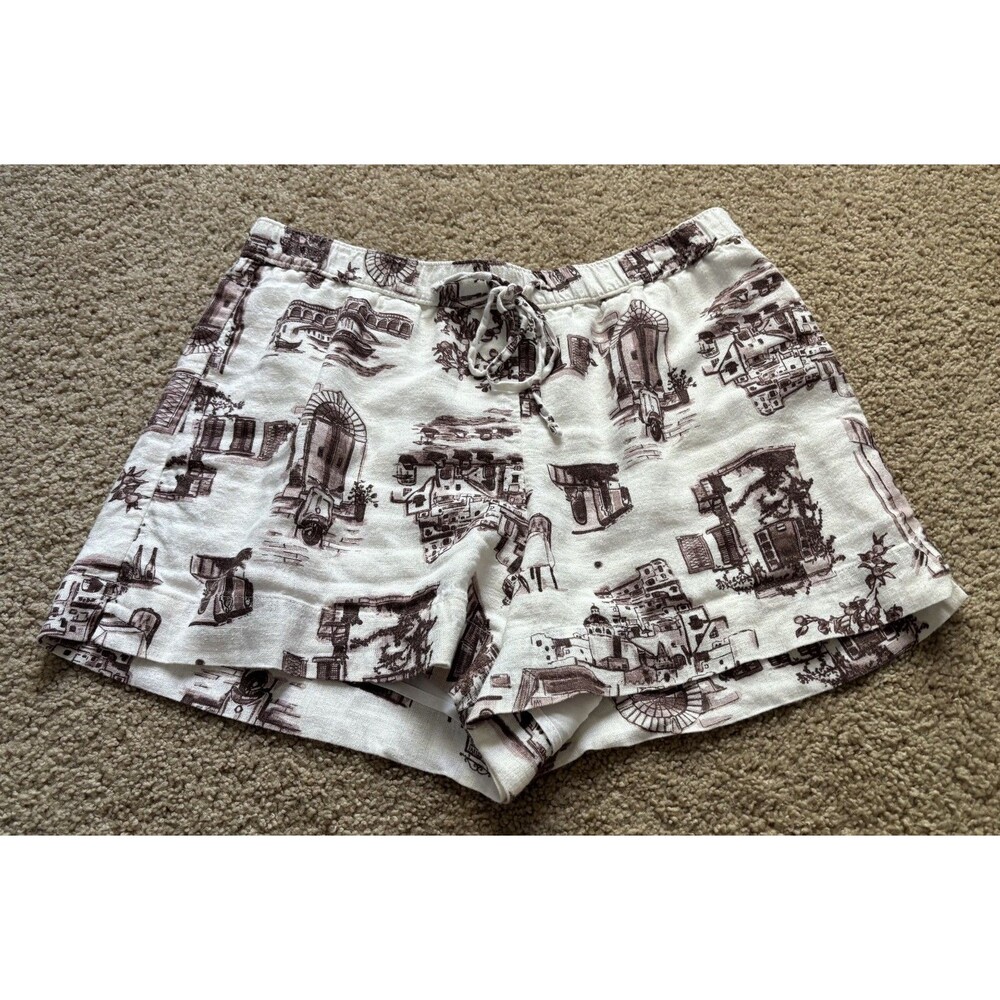 Abercrombie & Fitch SM Linen BlendShorts Boho Beach Resort